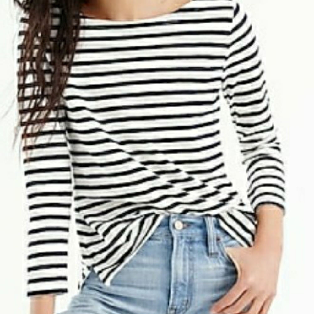 J. Crew striped shirt